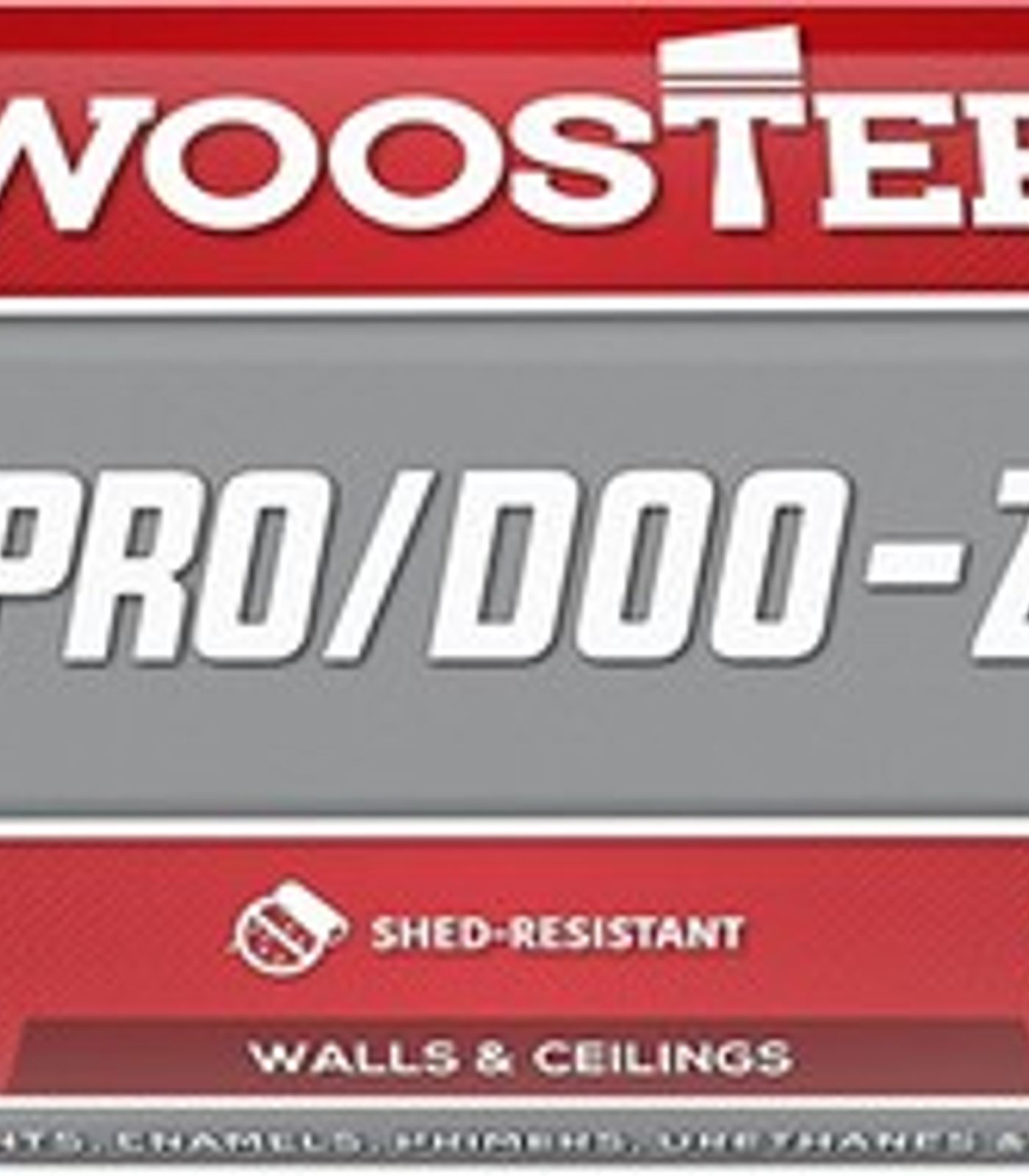 Wooster - 9" shed resistant roller cover, 3/8" nap, 12/box