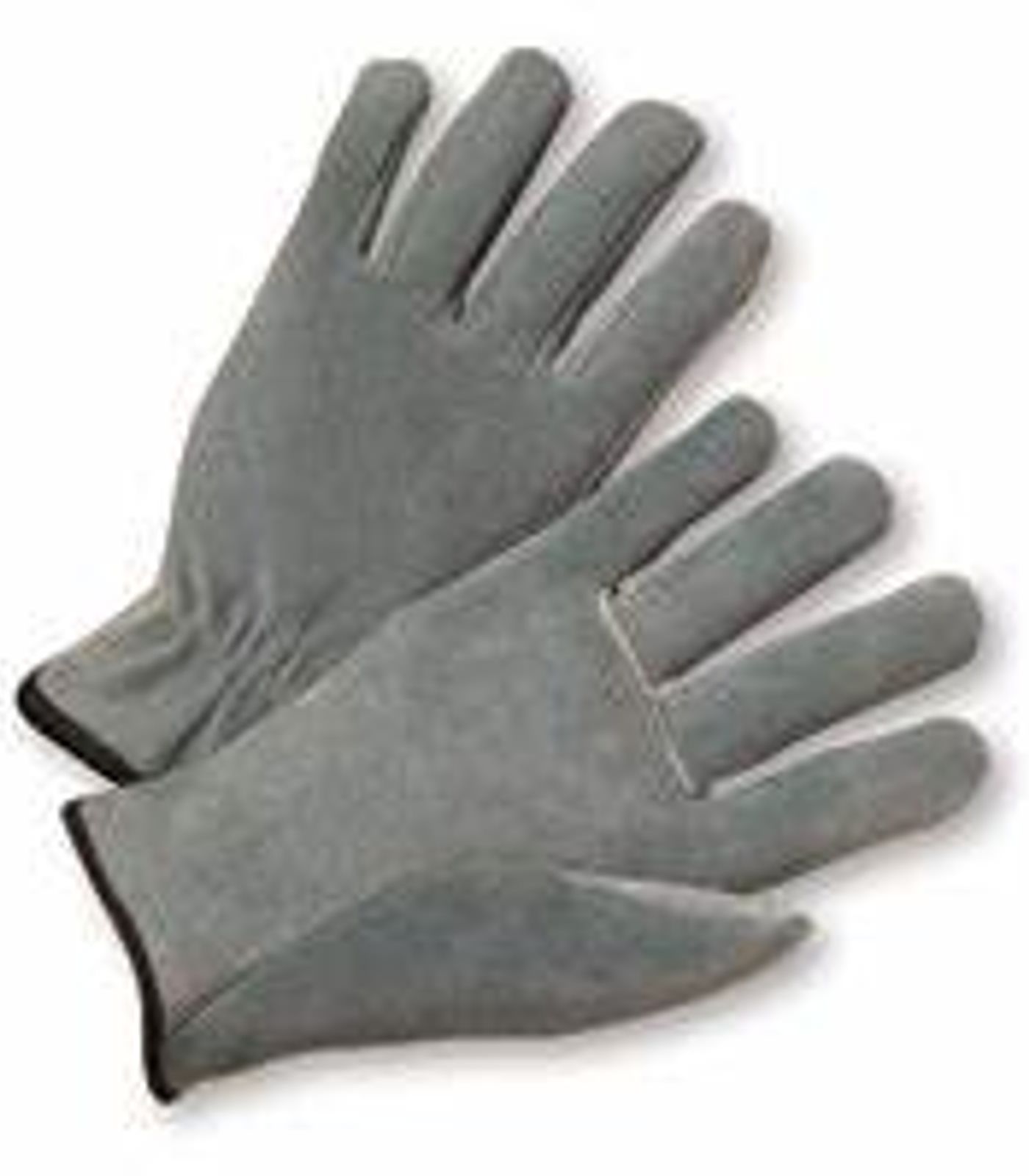 cowhide driver gloves, leather, shirred back, dozen