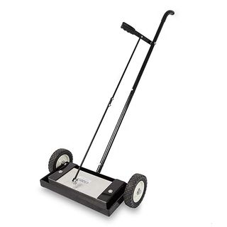 Push type floor magnet w/release, 14" width