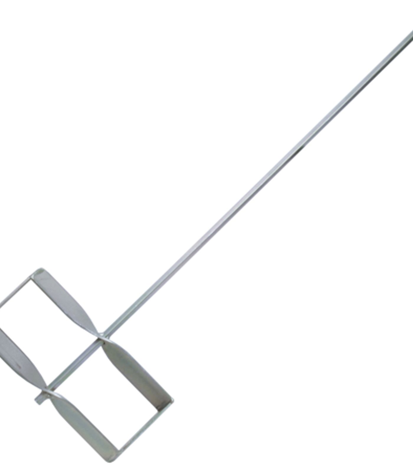 Fast mixer, 28" shaft, aluminum paddle is 8-1/2" x 4" deep