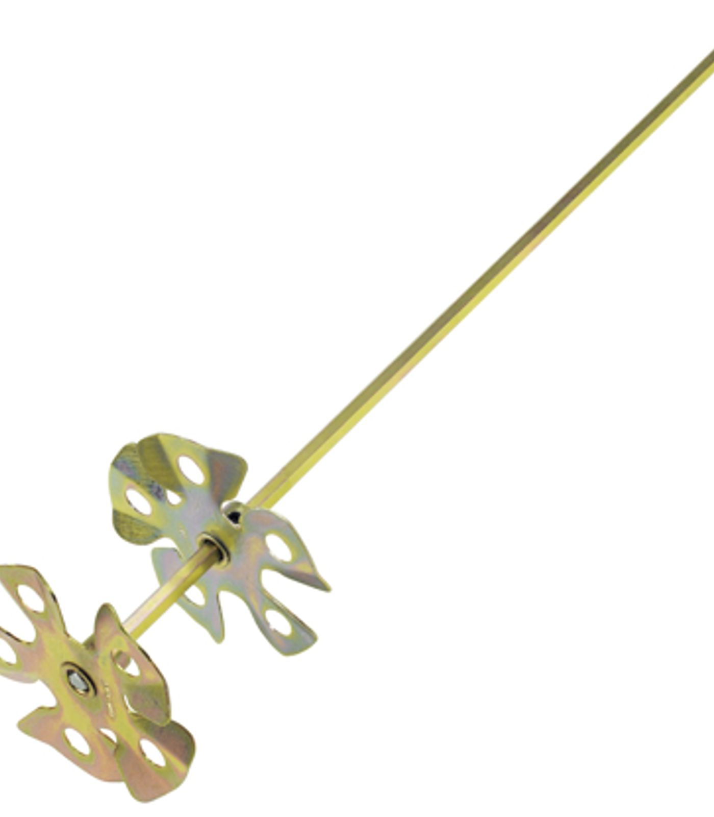 Jiffler mixer, 24",Twin 5" heads, 3/8" hex head shaft