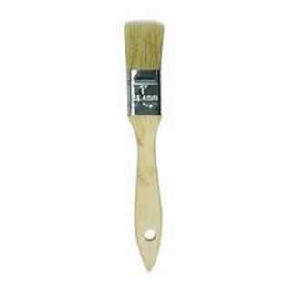 1" White china bristle, chip brush, 36/box