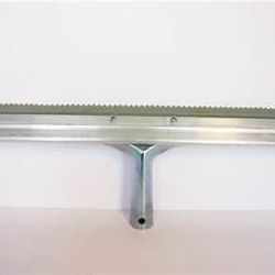 15" aluminum channel, reversible blade
