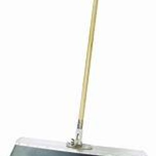 24" Blue steel smoother, with handle