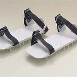 Aluminum spiked shoes, 1" steel spikes
