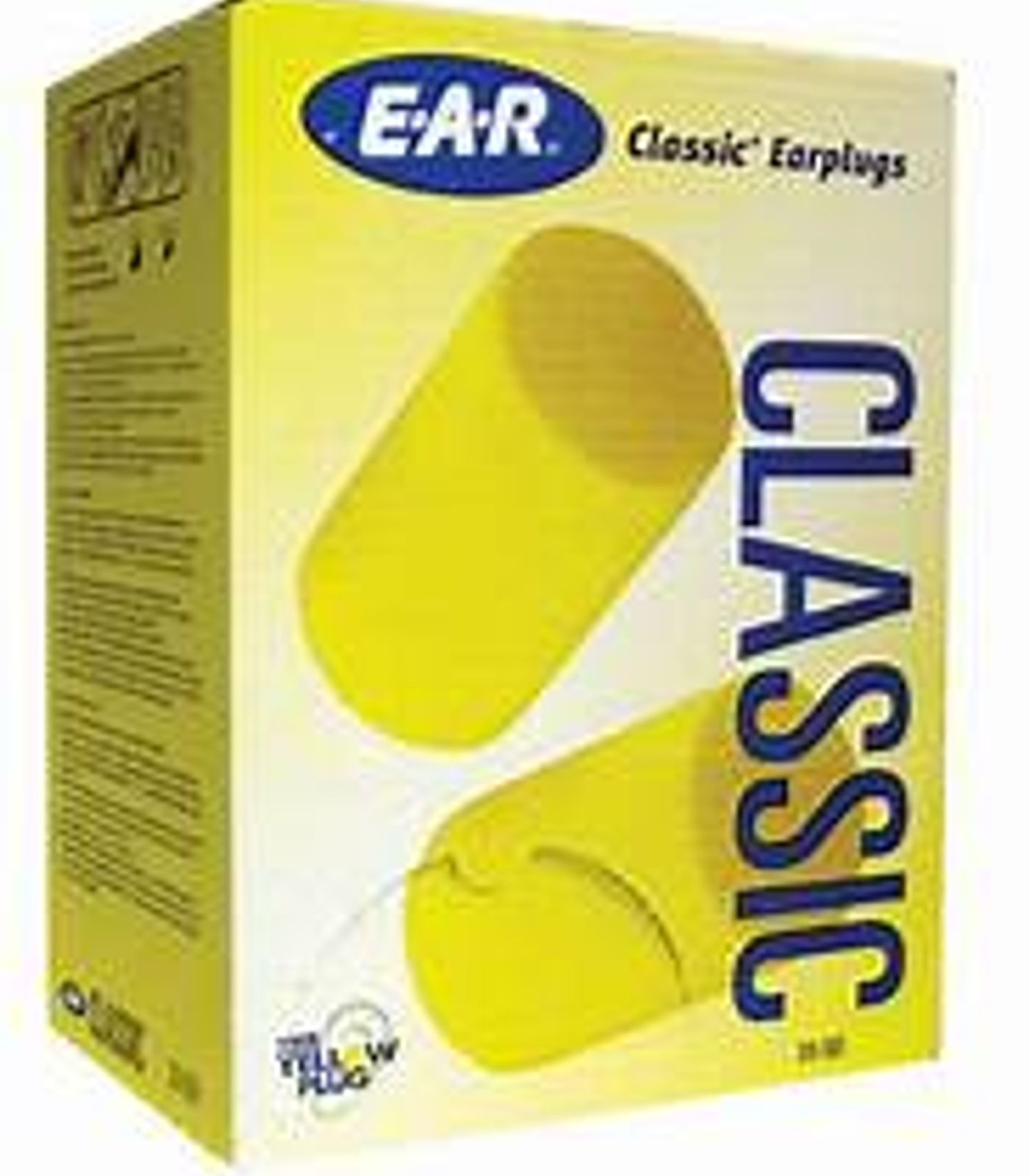 3M E-A-R™ Cylinder Shaped, Uncorded Earplugs, 200 Pair Per Box