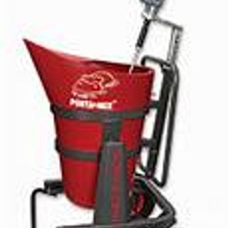 Portamix Mega Hippo, 23 gal, rubber tires, w/mixer