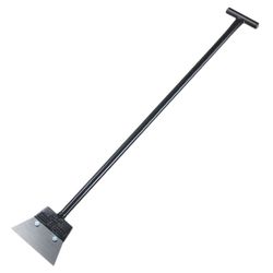 Floor scraper, 7" T-handle w/ weighted head, 54"length