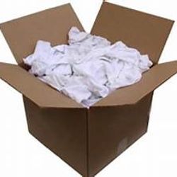White knit reclaimed, 25 lb box