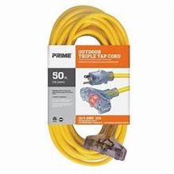 EC611830 - 12/3, 50 lf yellow triple-tap, w/Primelight, SJTW