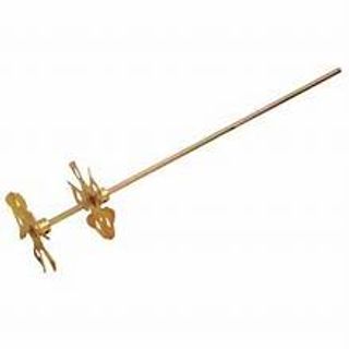Jiffler mixer, 11" shaft, Twin 2-1/2" heads