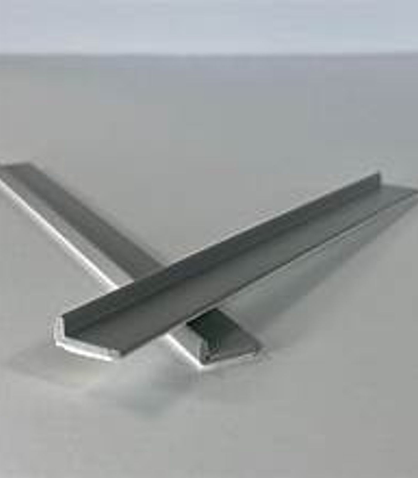 Plastic termination strips, 1/8" x 1/2" x 5', Gray, 1000 lf/box