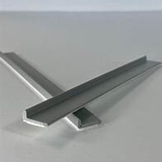 Plastic termination strips, 1/8" x 1/2" x 5', Gray, 1000 lf/box
