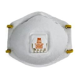N95 Particulate Respirator, W/Flow valve 10 Per Box