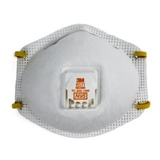 N95 Particulate Respirator, W/Flow valve 10 Per Box