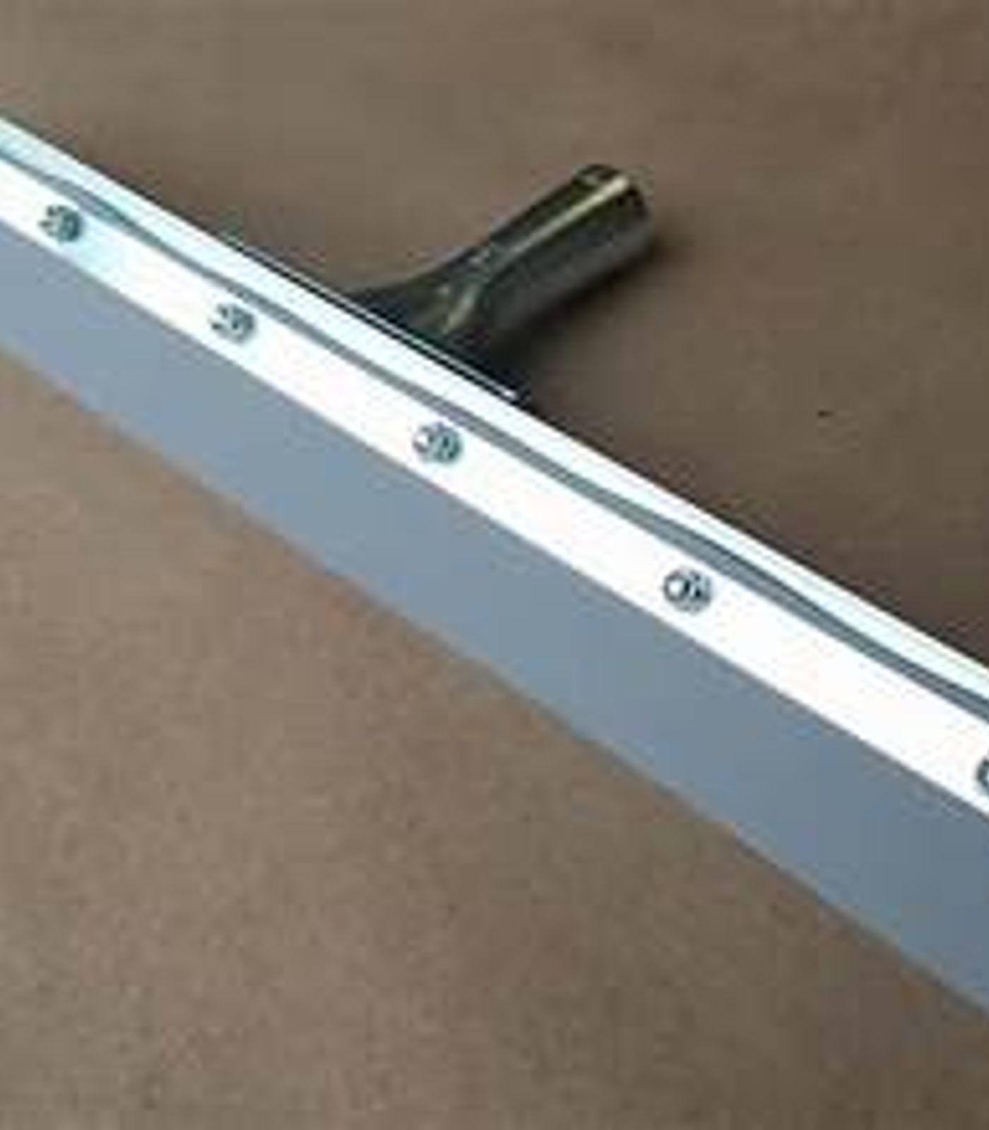 48" Flat squeegee, zinc painted frame, gray, 6/ctn