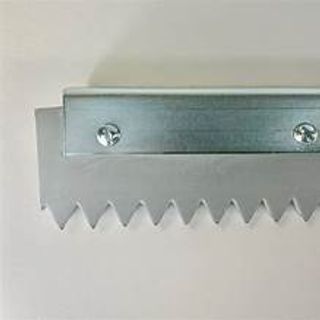 18" Serrated Gray Squeegee, 1/2" Serrations; 6/box