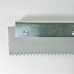 24" Serrated Gray Squeegee, 3/8" Serrations; 6/box