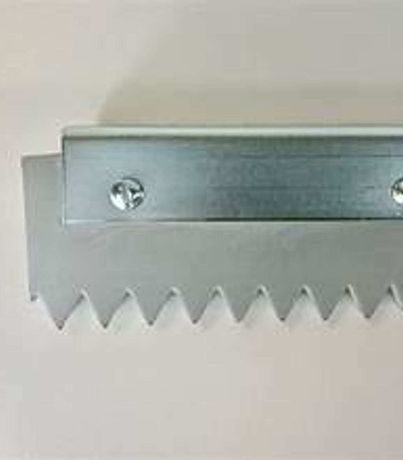 24" Serrated Gray Squeegee, 1/2" Serrations; 6/box