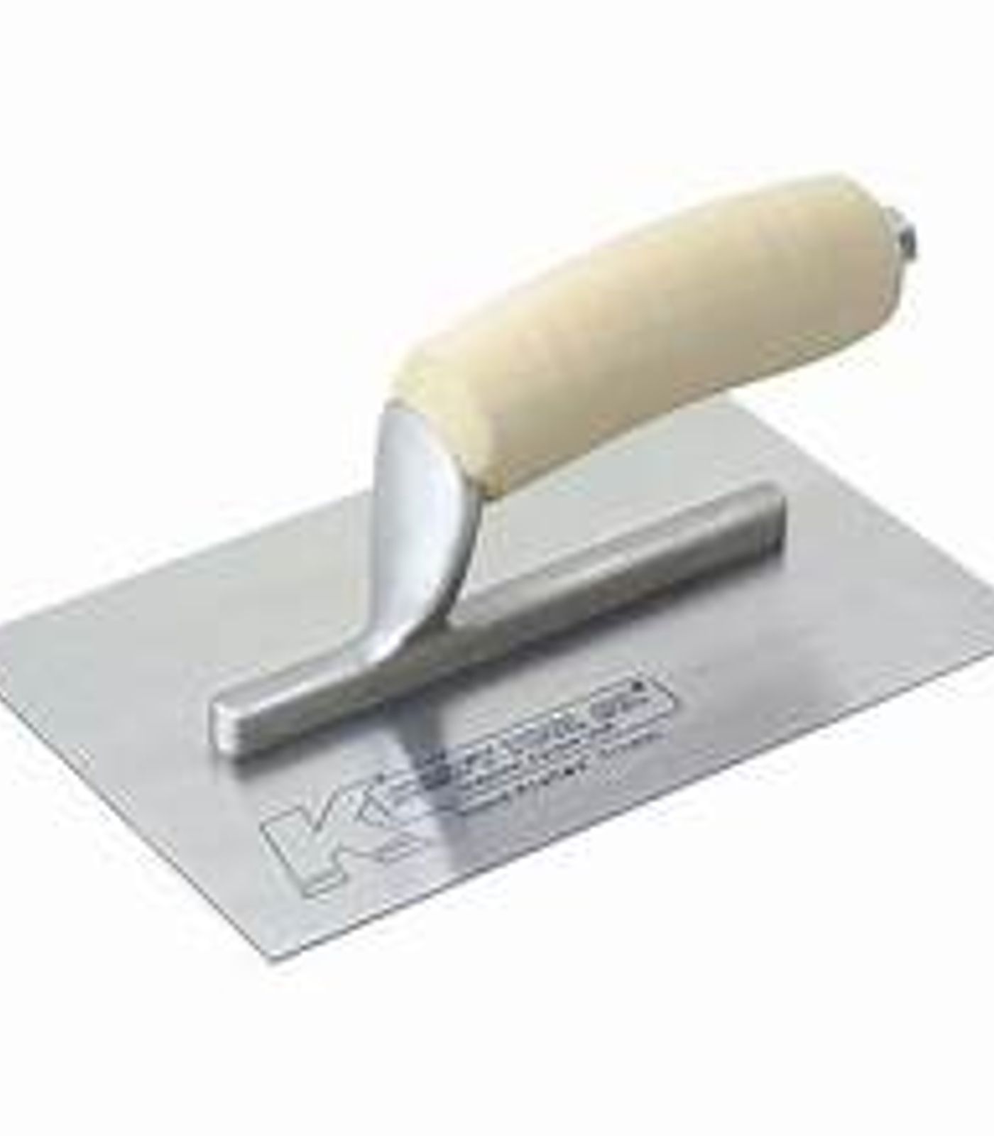 8" x3" Finish Trowel, camel back handle, carbon steel