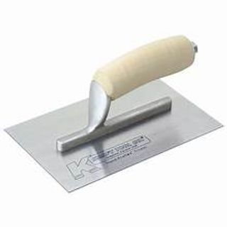 8" x3" Finish Trowel, camel back handle, carbon steel